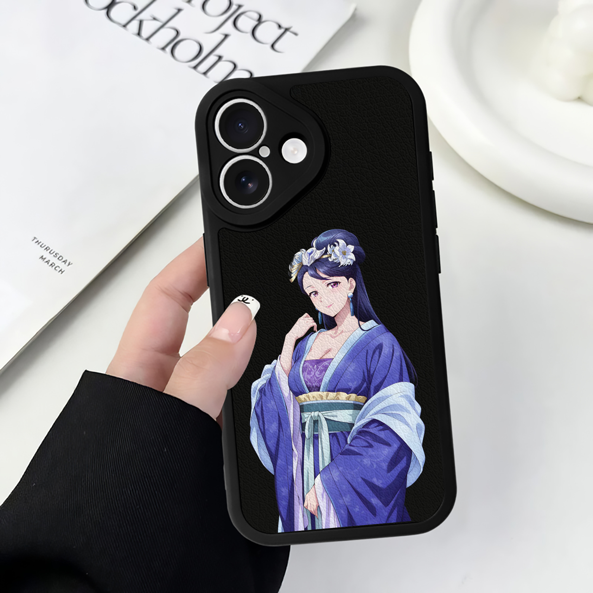 薬屋のひとりごと The Apothecary Diaries 【iPhone 16シリーズ対応】シリコンスマホケース（レザー調） 材質：シリコン